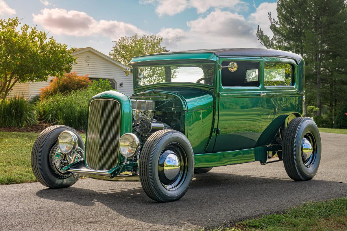 327-Powered ’29 Ford Model A Tudor Sedan 5-Speed w/Tri-Power Intake