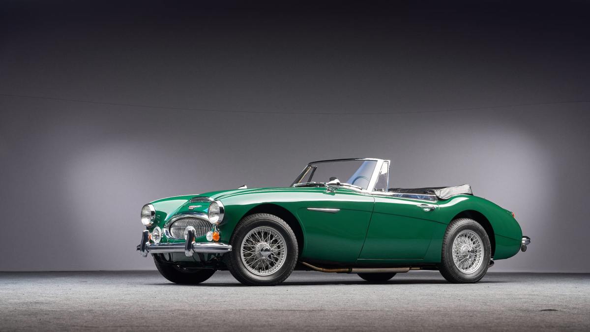 1967 Austin-Healey 3000 BJ8 Mk III — exterior front three-quarter view