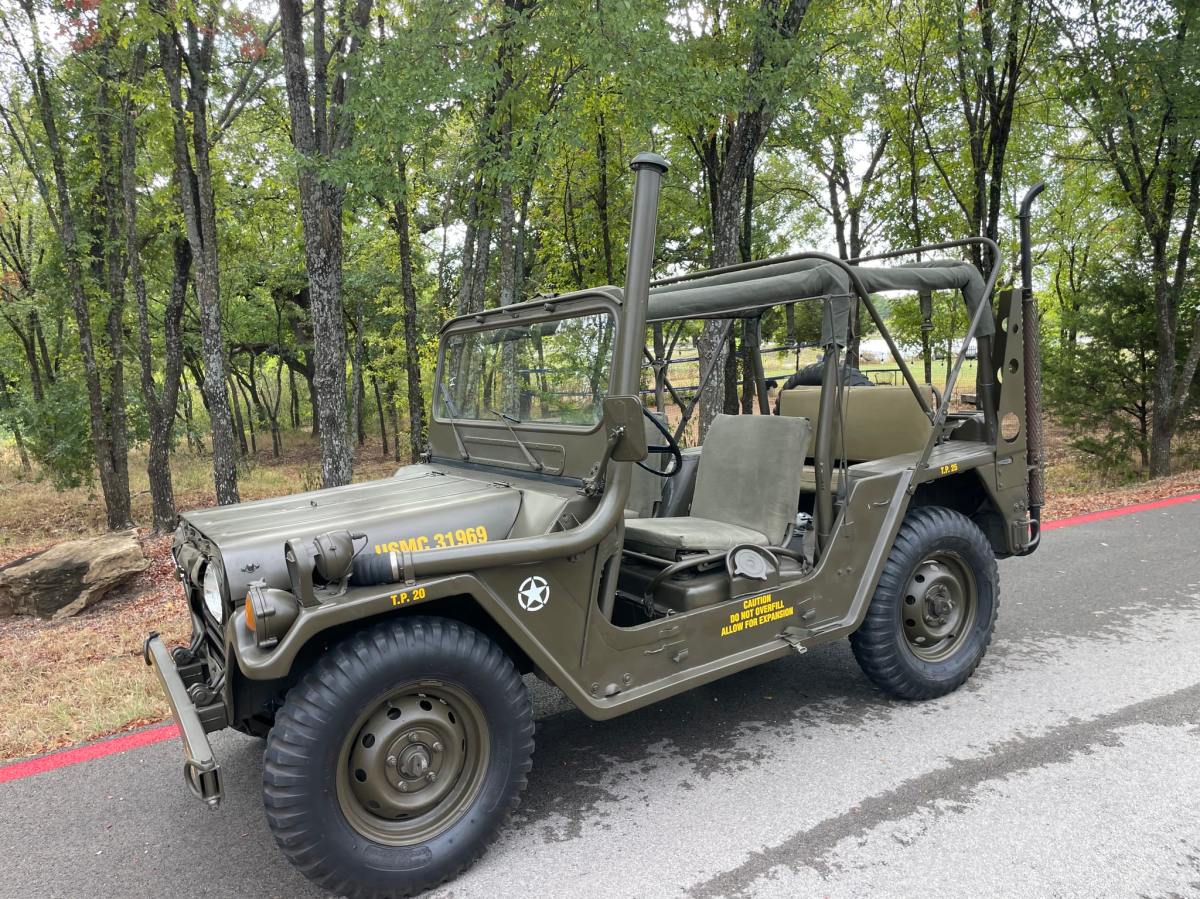 1974 AM General M151A2 — exterior front three-quarter view