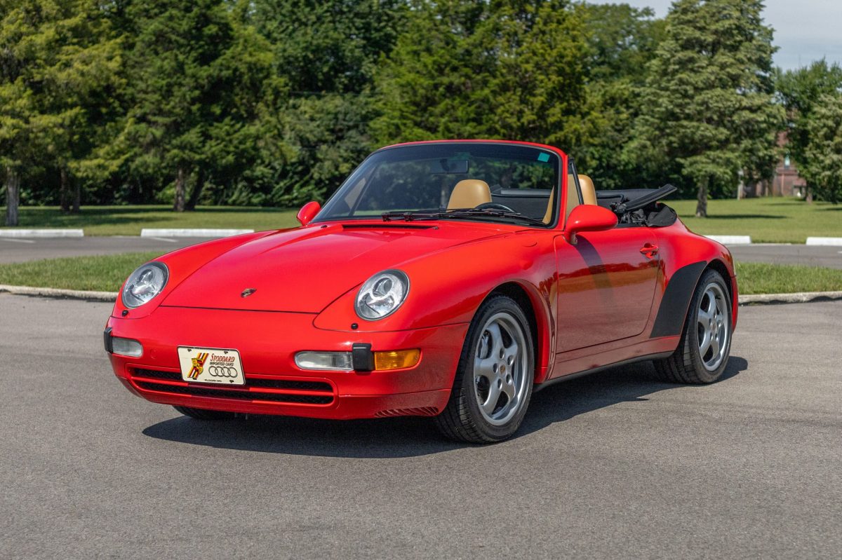 11k-Mile 1997 Porsche 911 Carrera 4 Cabriolet 6-Speed — exterior front three-quarter view