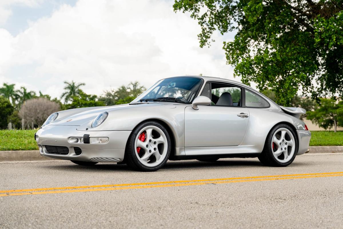 1997 Porsche 911 Turbo — exterior front three-quarter view