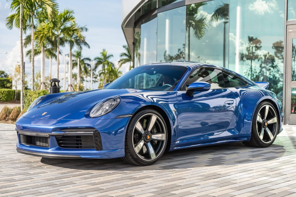 608-Mile, Cobalt Blue Metallic 2023 Porsche 911 Sport Classic